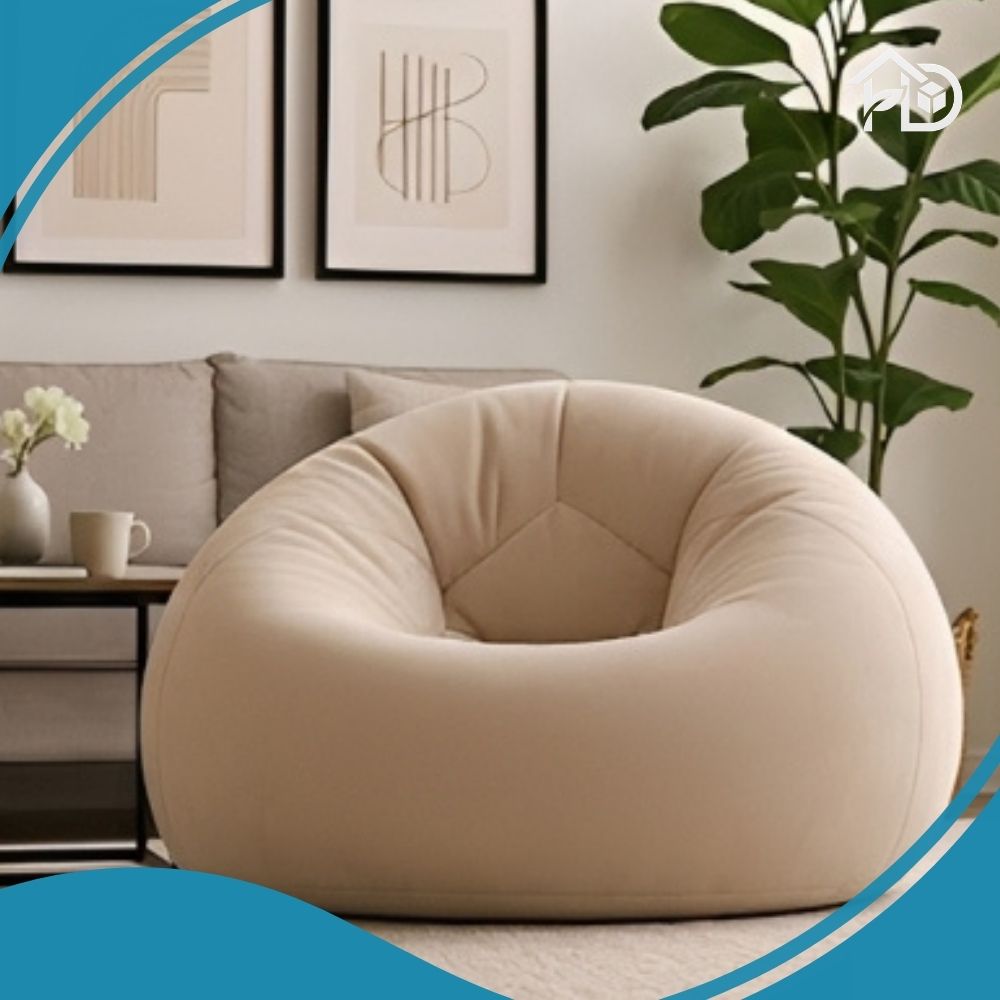 ghế lười hạt xốp hình đám mây
